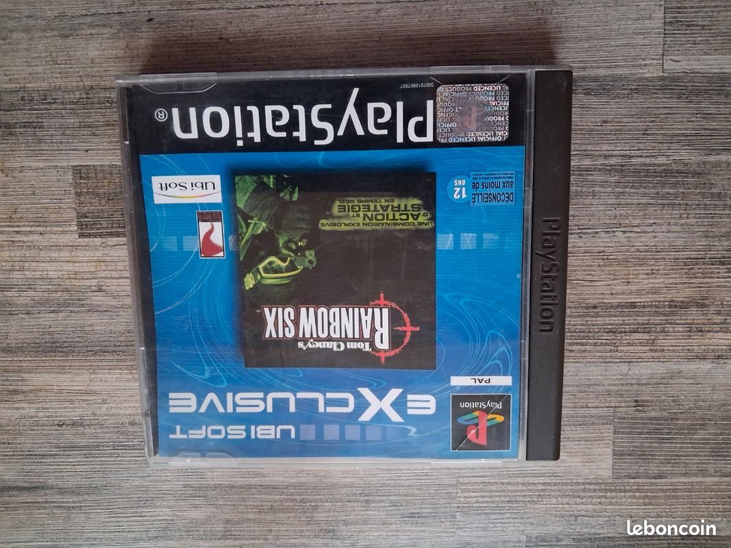 Jeu PS1 Tom Clancy's Rainbow Six - Jeux vidéo
