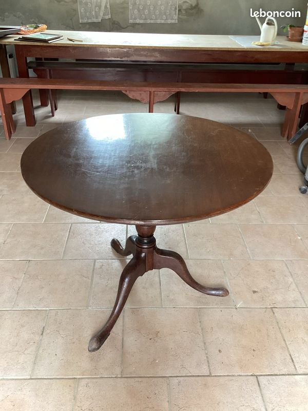 Table ronde bois (image 2)