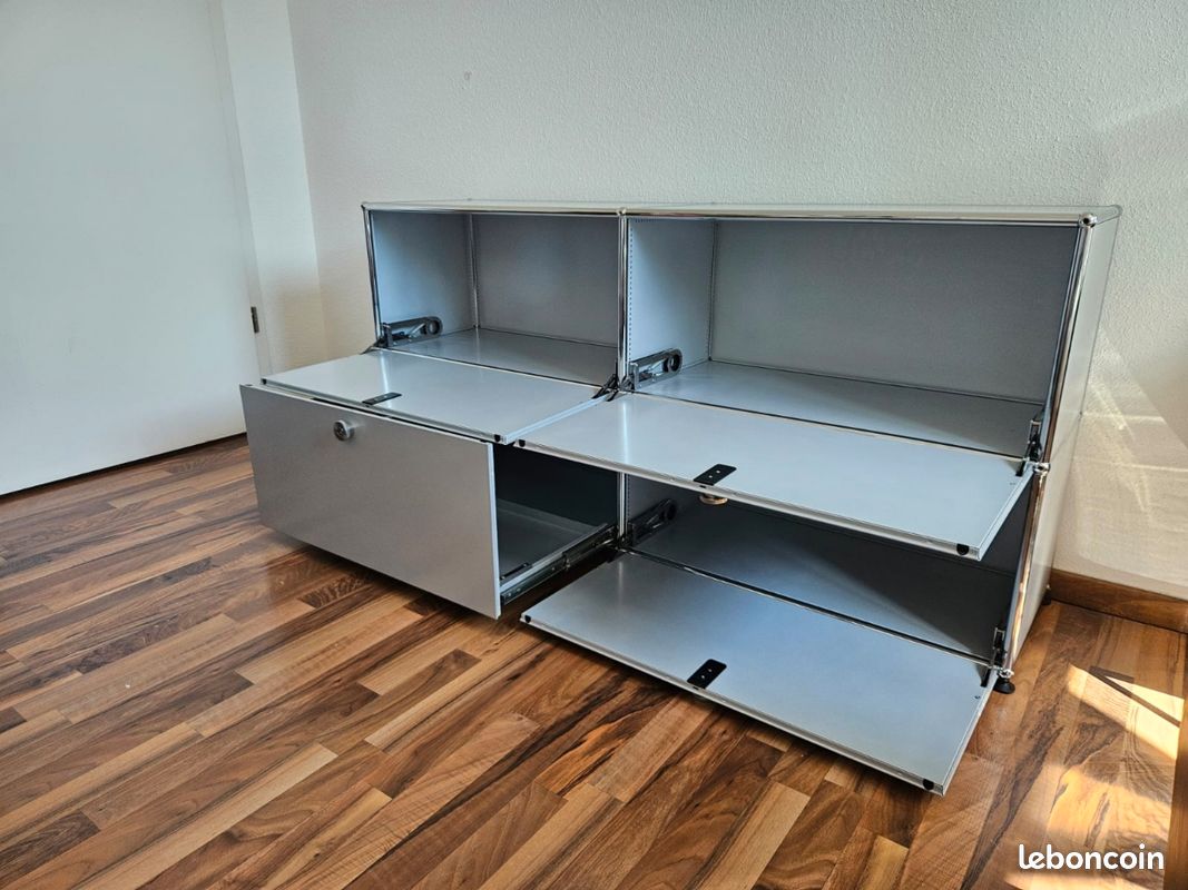 USM Haller Sideboard 2x2 argent mat (image 2)