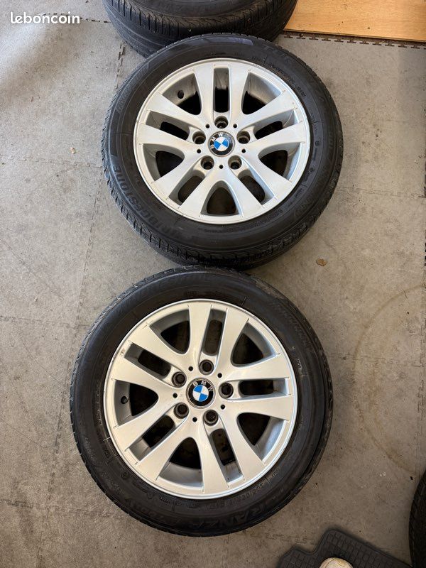 4x Jantes alu pour bmw série 3 e90 monté 205/55R16 (image 2)