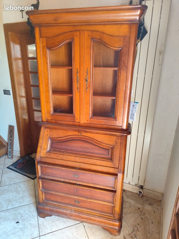 Secrétaire buffet merisier (image 1)