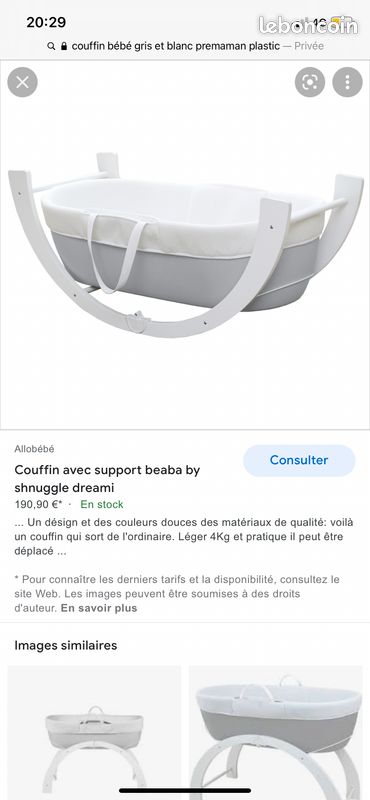 Couffin Premaman D Occasion Annonces Equipement Bebe Leboncoin