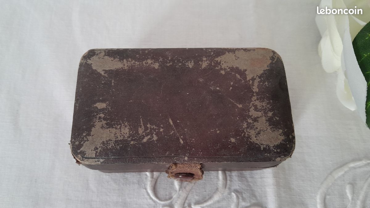 ANCIEN BOITIER TIRETTE SERRURE A TIRAGE Estampillé LAURENT EUR 35,00