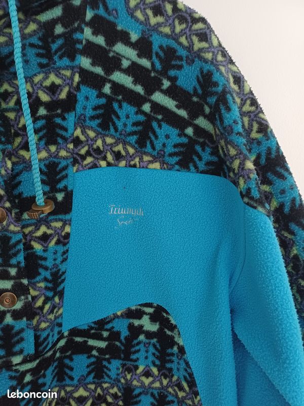Pull sweat polaire femme à capuche Triumph MR74 (image 2)