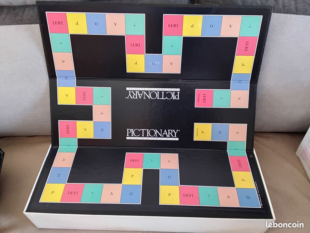 Jeu pictionary Parker vintage bon état (image 3)