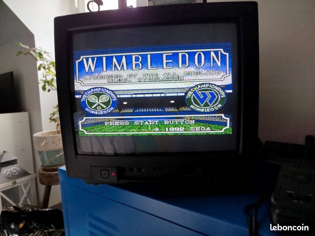 Jeu Wimbledon Sur Sega Master System – Parfait Pour Les Fans De Rétro-gaming Et De Tennis