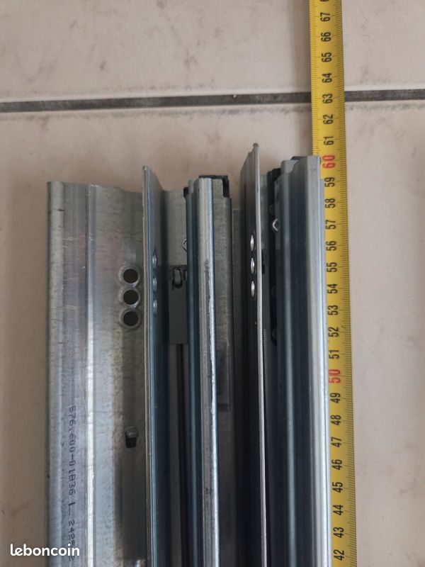 Lot de 4 glissières gauche 65kg (image 4)