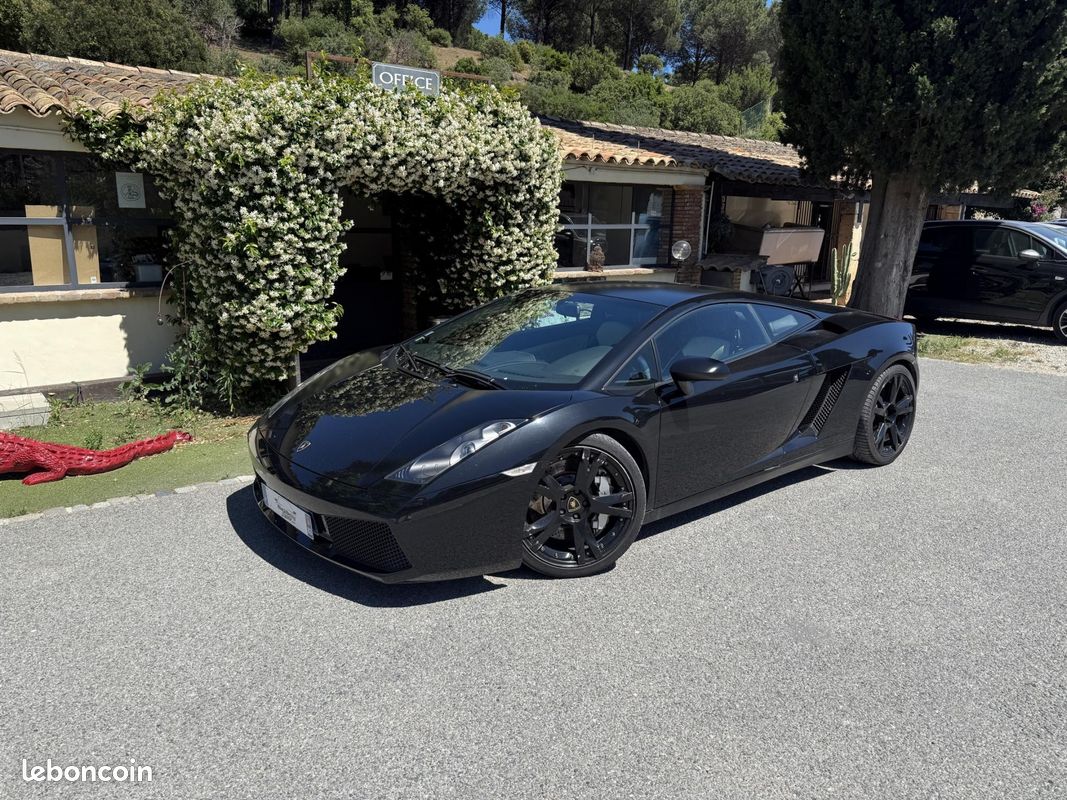 LAMBORGHINI GALLARDO 5.0 V10 - 520 - BV E-Gear COUPE Nera (image 1)