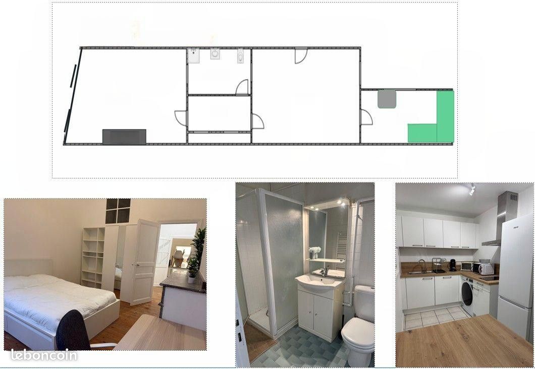 Appartement 2 pièces 45 m² · à Toulouse · 45 m² · 890 €/mois
