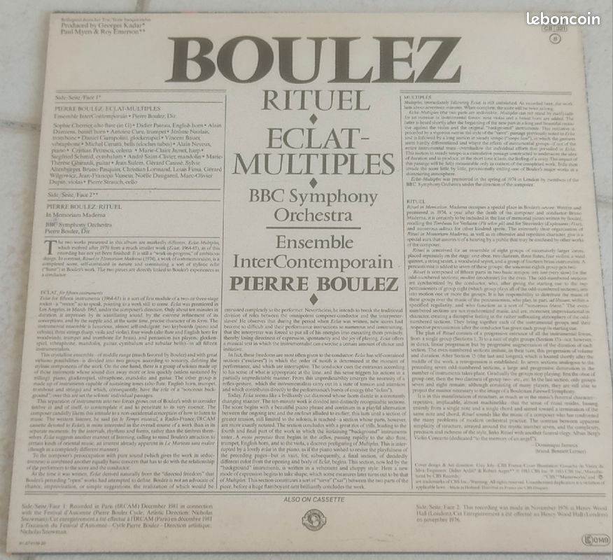 Vinyl de Boulez (image 2)