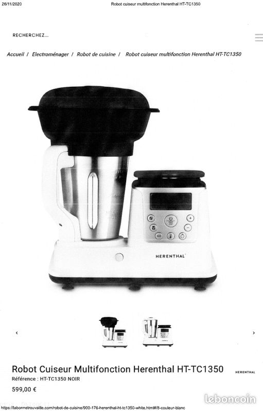 Robot cuiseur multifonctions (image 1)