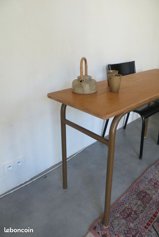 Table longue et étroite vintage (image 4)
