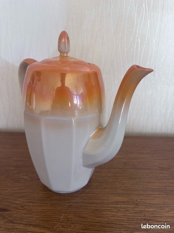 Cafetière / théière en porcelaine art deco (image 3)