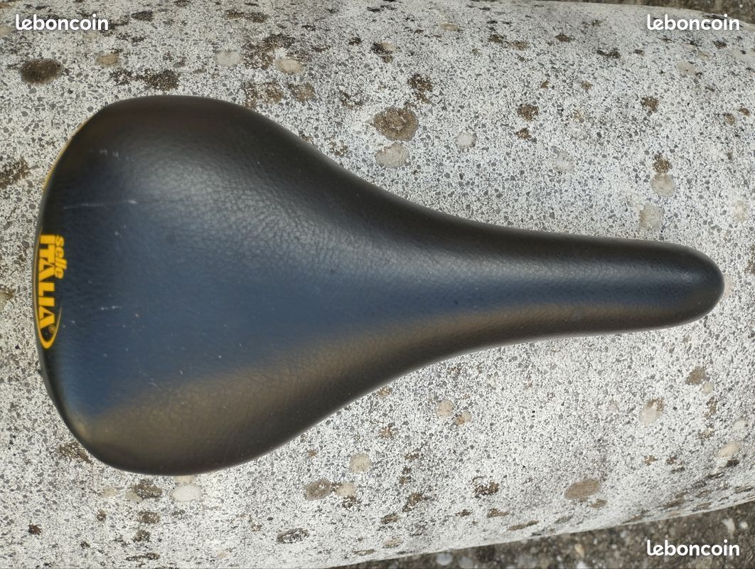 Selle Vintage Selle Italia Turbo Matic 3 1998 Pour Vélo De Course - Couleur Aquamarine - Occasion En Bon état