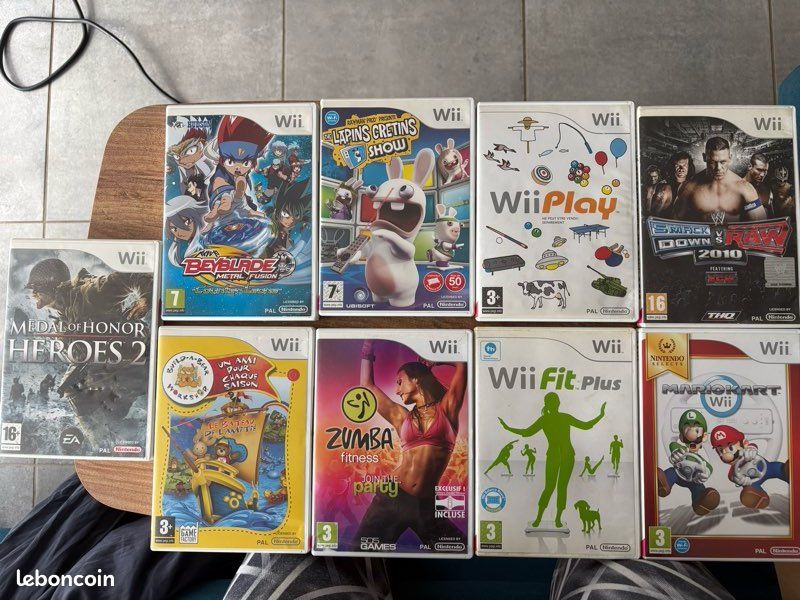 Lot de 9 jeux Wii (image 1)