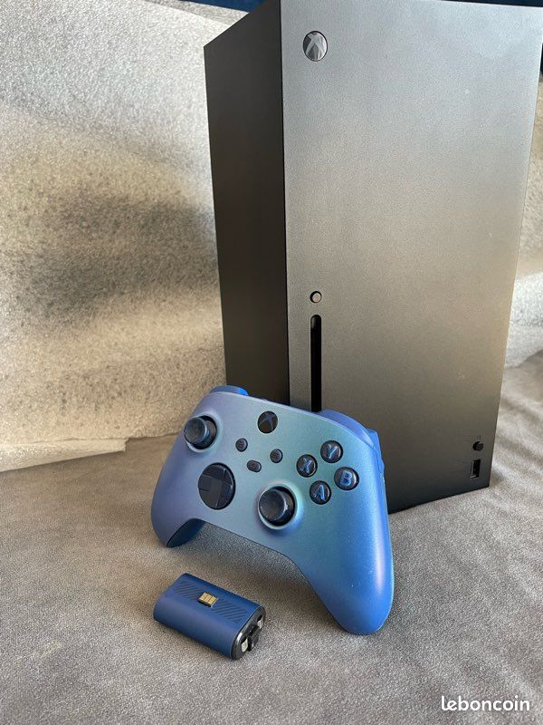 Console Microsoft Xbox Series X 1To Noire – Occasion Avec Manette, Batterie, Garantie 1 An (sans Boîte)