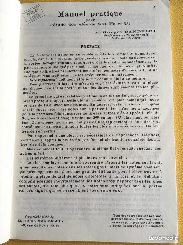 Manuel Pratique. G. Dandelot 1928 (image 3)