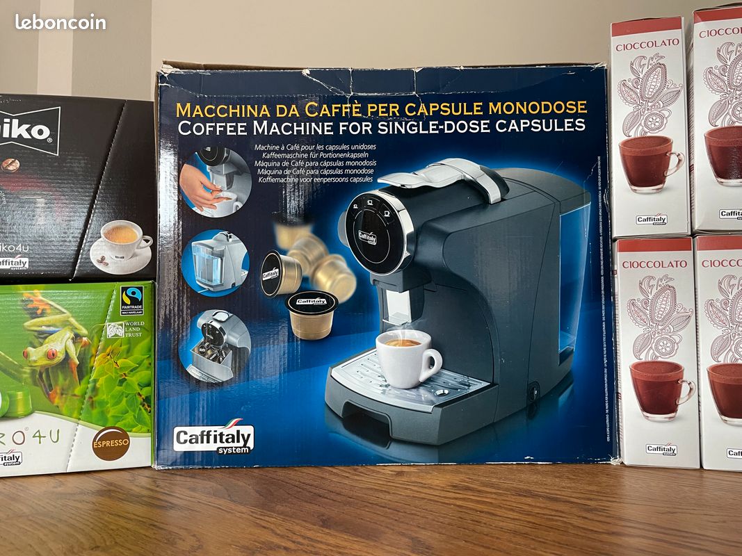 Machine à café PURO (Caffitaly) S05 + capsules (lot neuf +350) (image 1)
