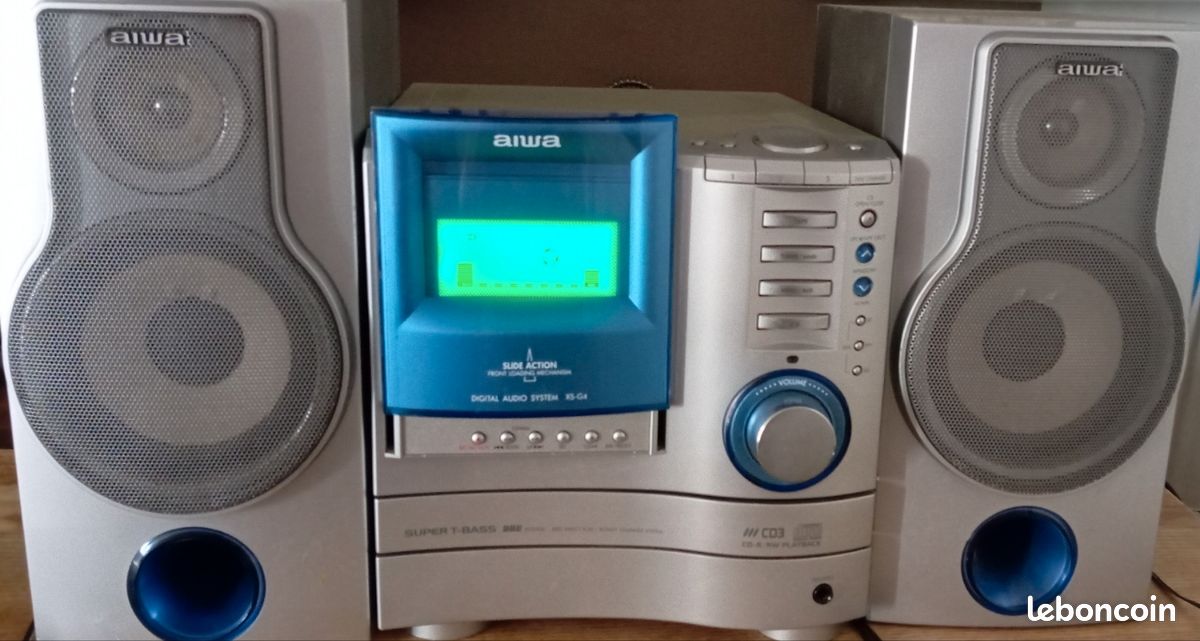 Aiwa NSX de r 41 R Monobloc Chaîne Hi-FI avec Paire de Haut-parleurs Compact