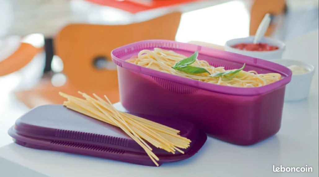 Tupperware - cuiseur à pates micro ondes - neuf et jamais servi (image 2)