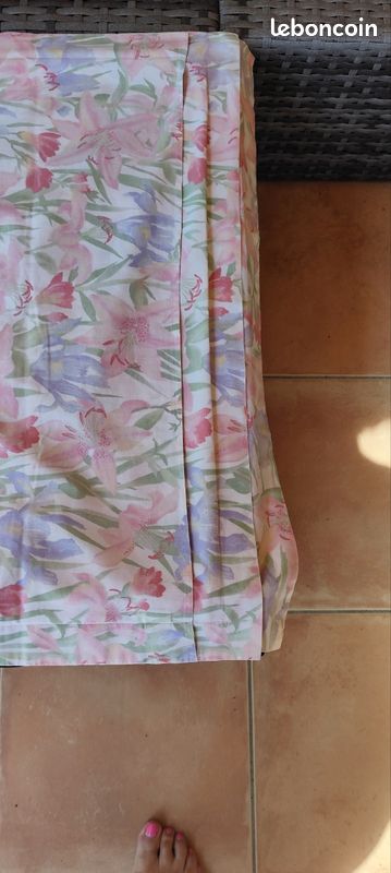 Lot de 2 taies d'oreillers fleuries (image 2)
