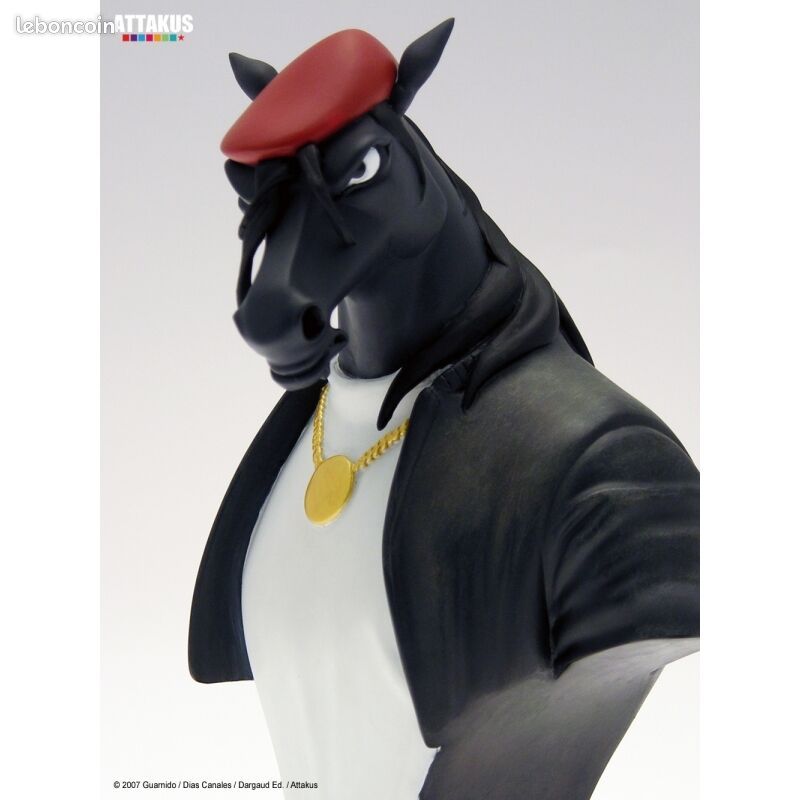 Bridon Figure 8 Vespucci - Noir - Cuir - Cheval