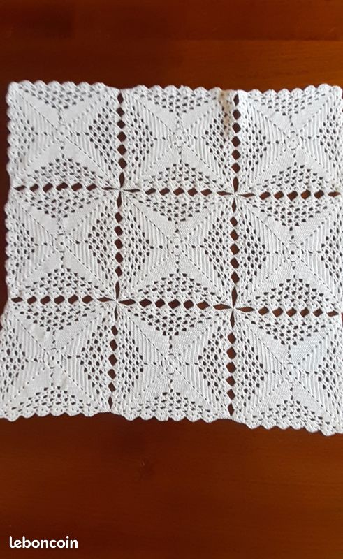 Lot 6 napperons vintage fait main (image 2)