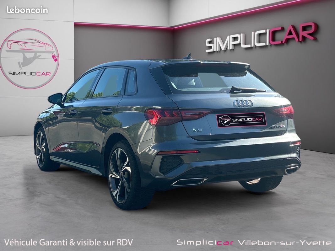 AUDI A3 Sportback 40 TFSIe 204 S tronic 6 S Line CarPlay Caméra de recul Entretient Audi Origine France Garantie 12mois (image 3)