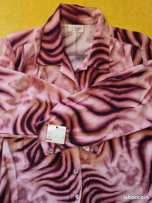 Chemise neuf vintage Philippe Cécile femme T44 (image 1)