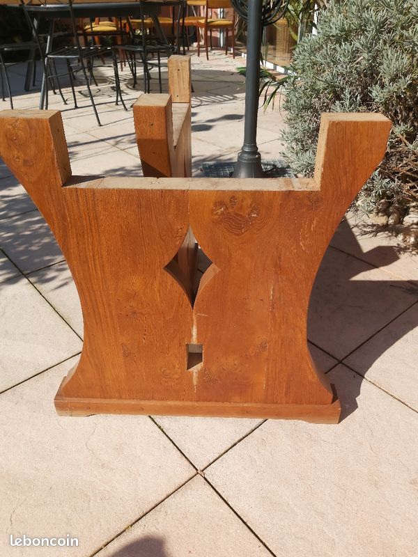 Pieds et tiroirs de table en chêne (image 1)