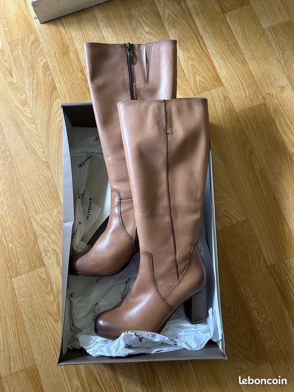 Bottes Marron Bottes Tamaris Wortmann Bottes Plates En Cuir
