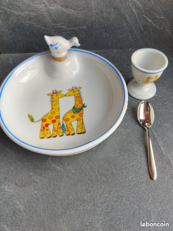 Assiette bébé chauffante + coquetier (image 1)