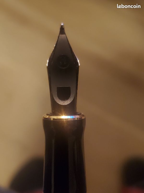 Stylo Plume Parker Duofold Centennial - Modèle M77, Plume Fine, Bleu Marbré - Occasion Excellent état
