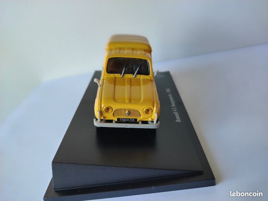 Modèle Réduit Renault 4 Monté-Carlo 1962 NOREV 1/43 - Boîte Vitrine, état Neuf