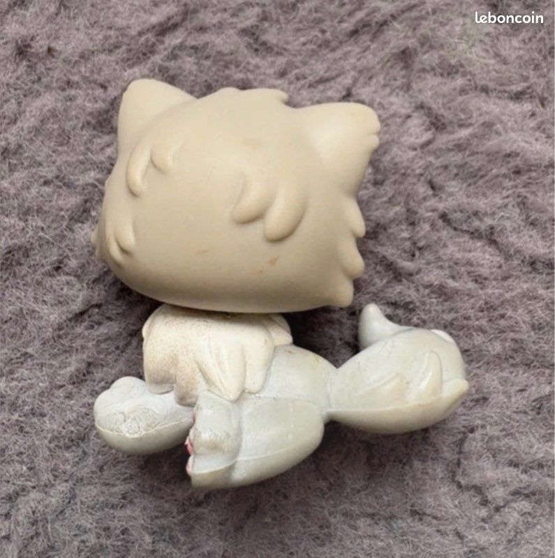 Figurine Littlest Pet Shop - Chat Persan 1063 Ref 206 - Hasbro - Occasion