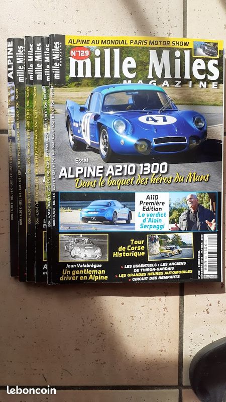 Années complètes Mille Miles de 2006 à 2015 (image 1)
