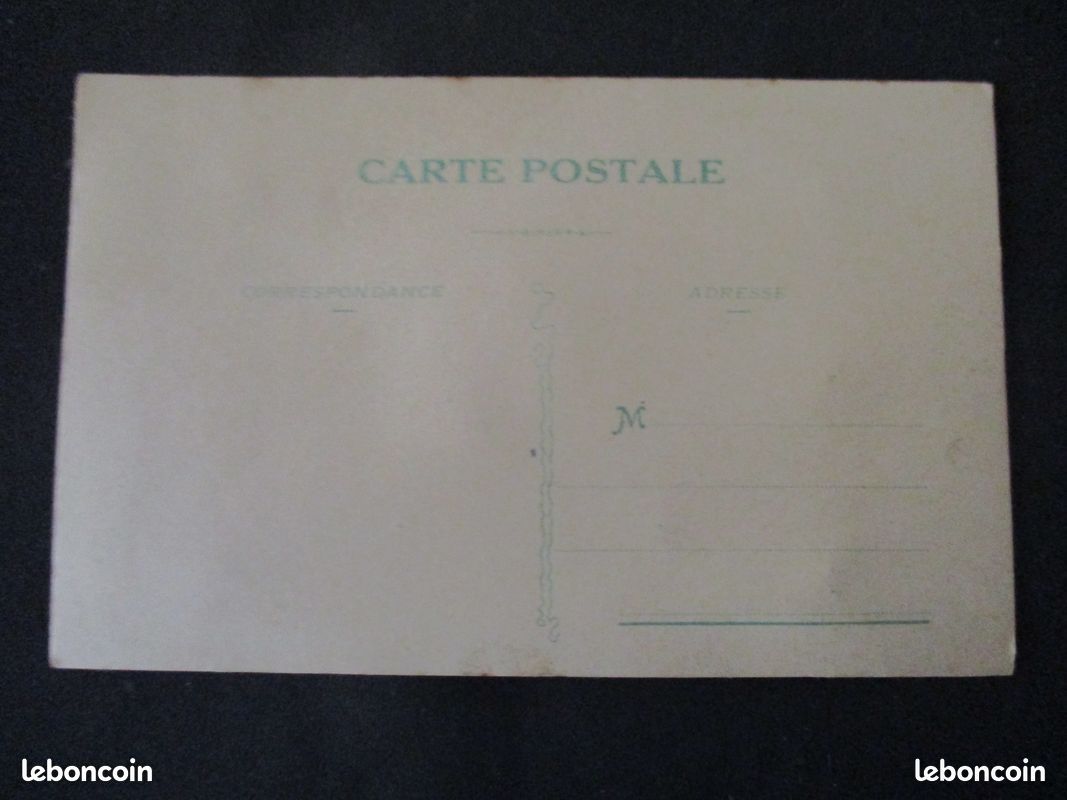 Ancienne carte postale brodée système carte (PAZ) (image 3)