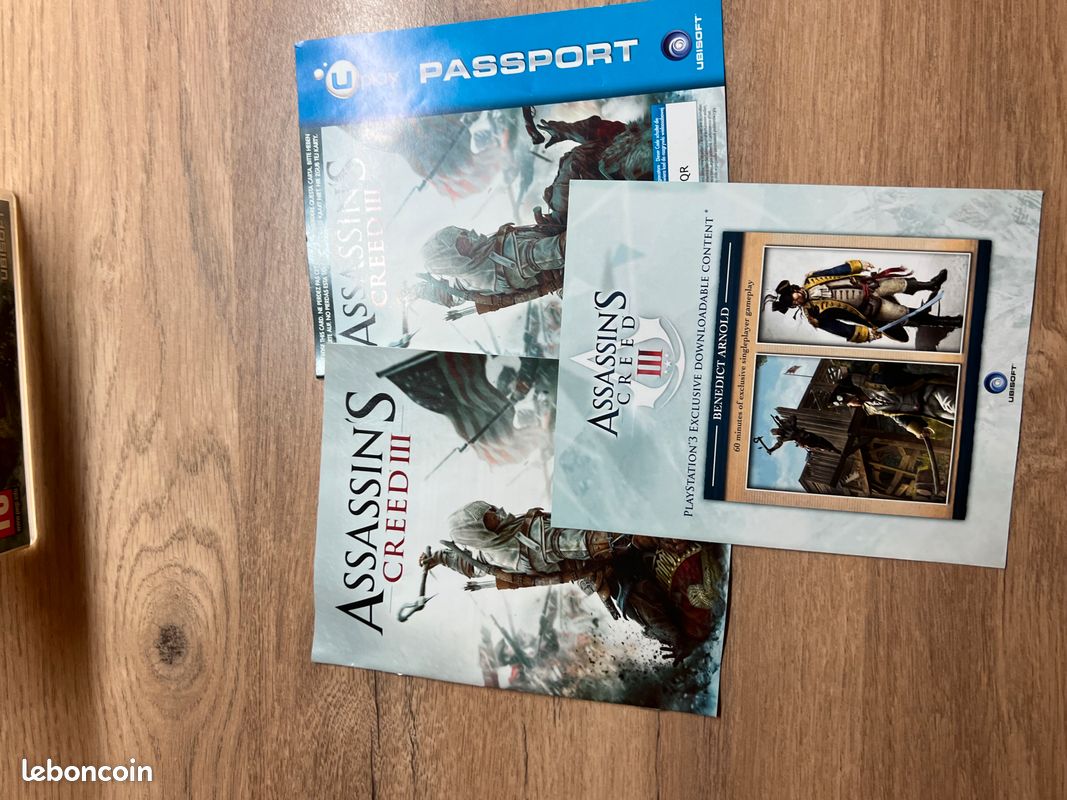 Jeu PS3 : Assassin's Creed 3 - Version Française - Occasion Bon état - Complet