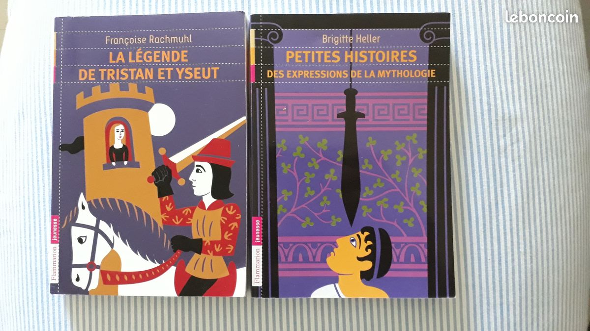 Lot 2 livres- Légende "Tristan et Yseut" &"Petites histoires de la Mythologie" (image 1)