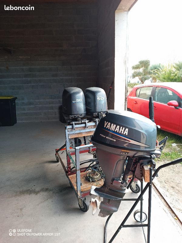 Pièce occasion hors bord Yamaha 50cv 4t carbu Équipement nautisme