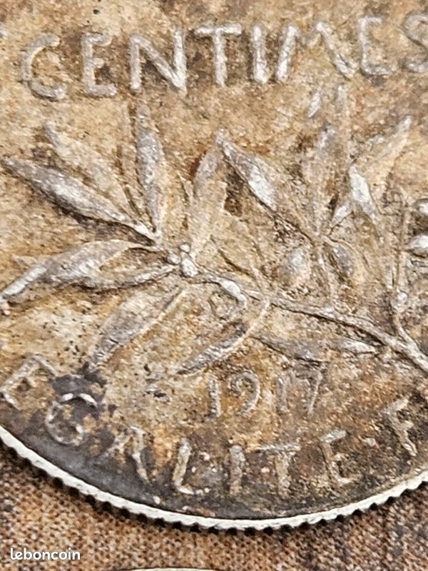 50 centimes semeuse rare et 10 francs turin (image 6)
