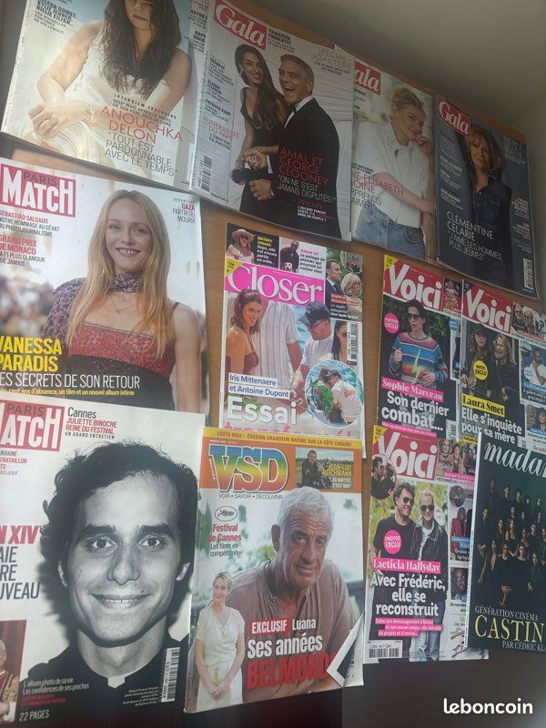 11 magazines féminins Gala Paris Match VSD Closer Voici et Mme figaro (image 1)