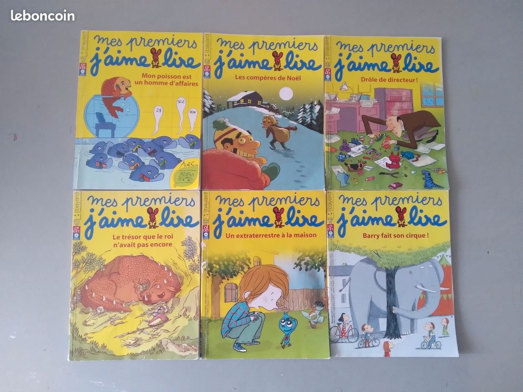 5 Livres J'aime Lire + 1 Livre avec CD (image 1)