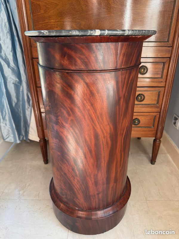 Somno Empire Acajou flammé , très beau marbre « à cuvette » Gris Turquin (rare) (image 12)