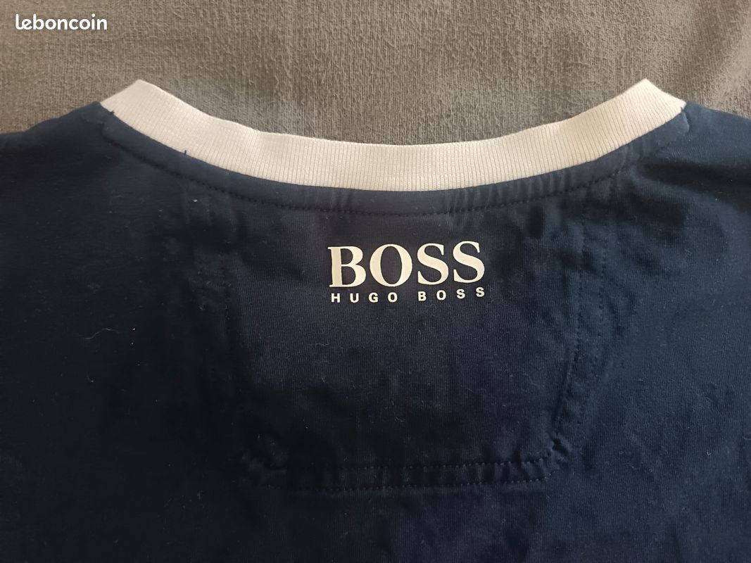 Tee-shirt bleu marine hugo boss taille L (image 5)