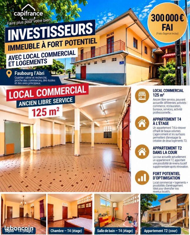 Immeuble 8 pièces 300 m² · à Cayenne · 300 m² · 300 000 €