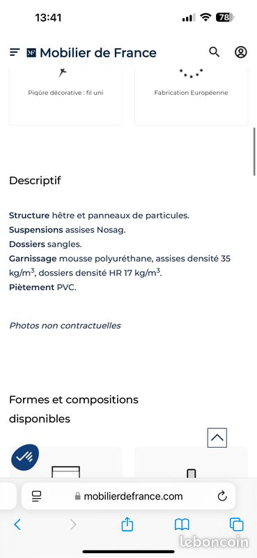 Canapé modulable SAFRAN mobilier de France (image 12)