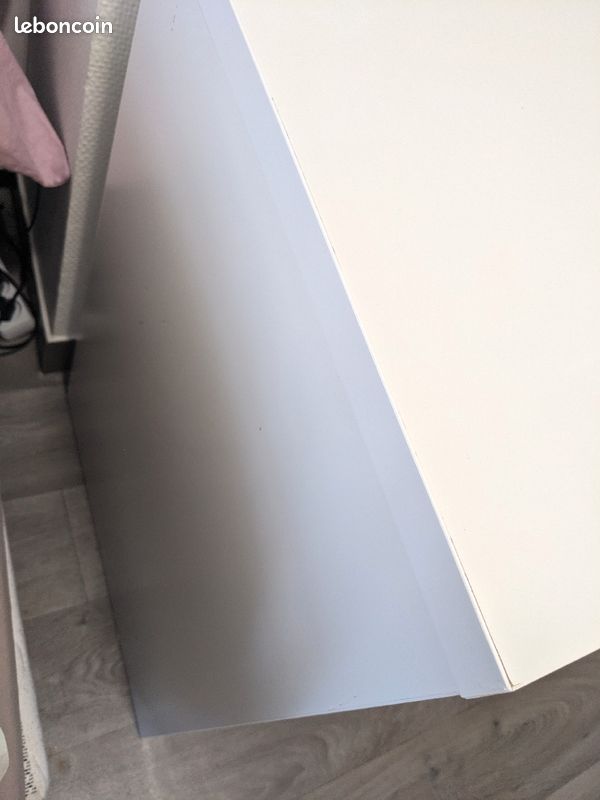 Bureau MICKE blanc 142x50 cm (image 6)