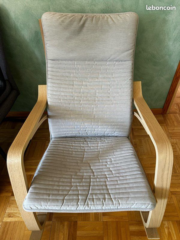 Rocking chair IKEA et repose pied (image 2)