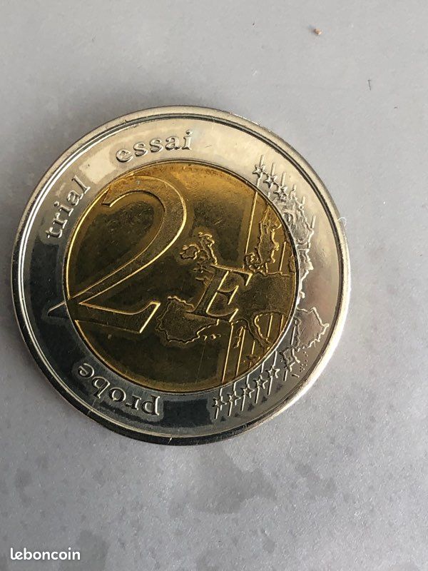 Pièce de 2 euros Monaco 2007 probe trial tria Essais « la princesse Grace Kelly « (image 2)